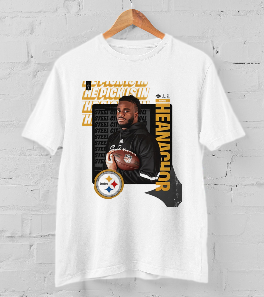 Max Iheanachor Steelers NFL Draft Round 1 Pick 21 2026 T-Shirt