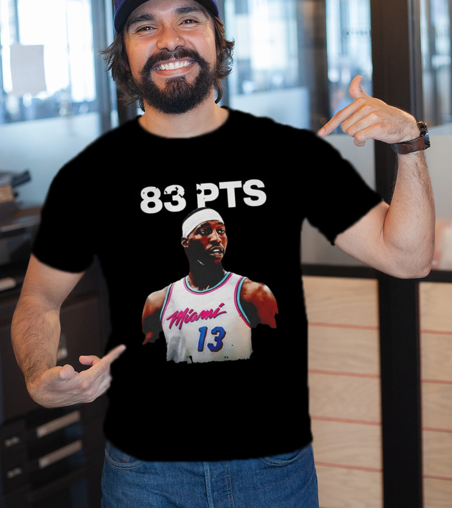 Bam Adebayo 83 PTS Miami 13 T-Shirt