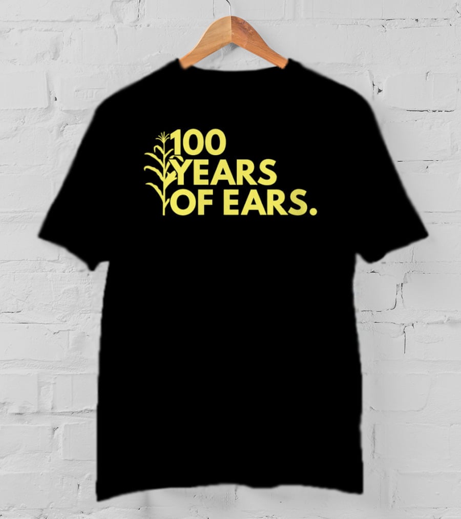 100 Years Of Ears Corn Stalk Centenary Celebration T-Shirt