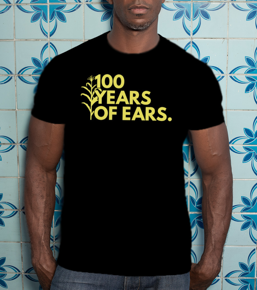 100 Years Of Ears Corn Stalk Centenary Celebration T-Shirt