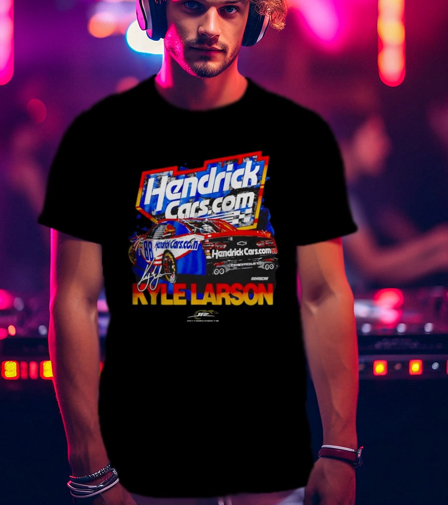 Hendrick Cars Com Kyle Larson NASCAR Racing 88 Chevy T-Shirt