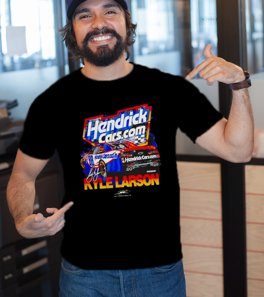 Hendrick Cars Com Kyle Larson NASCAR Racing 88 Chevy T-Shirt