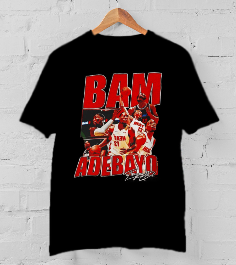 Bam Adebayo Heat Basketball Highlights And Scoring Feat T-Shirt