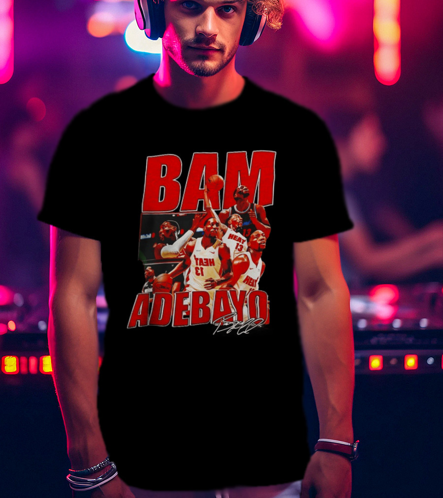 Bam Adebayo Heat Basketball Highlights And Scoring Feat T-Shirt