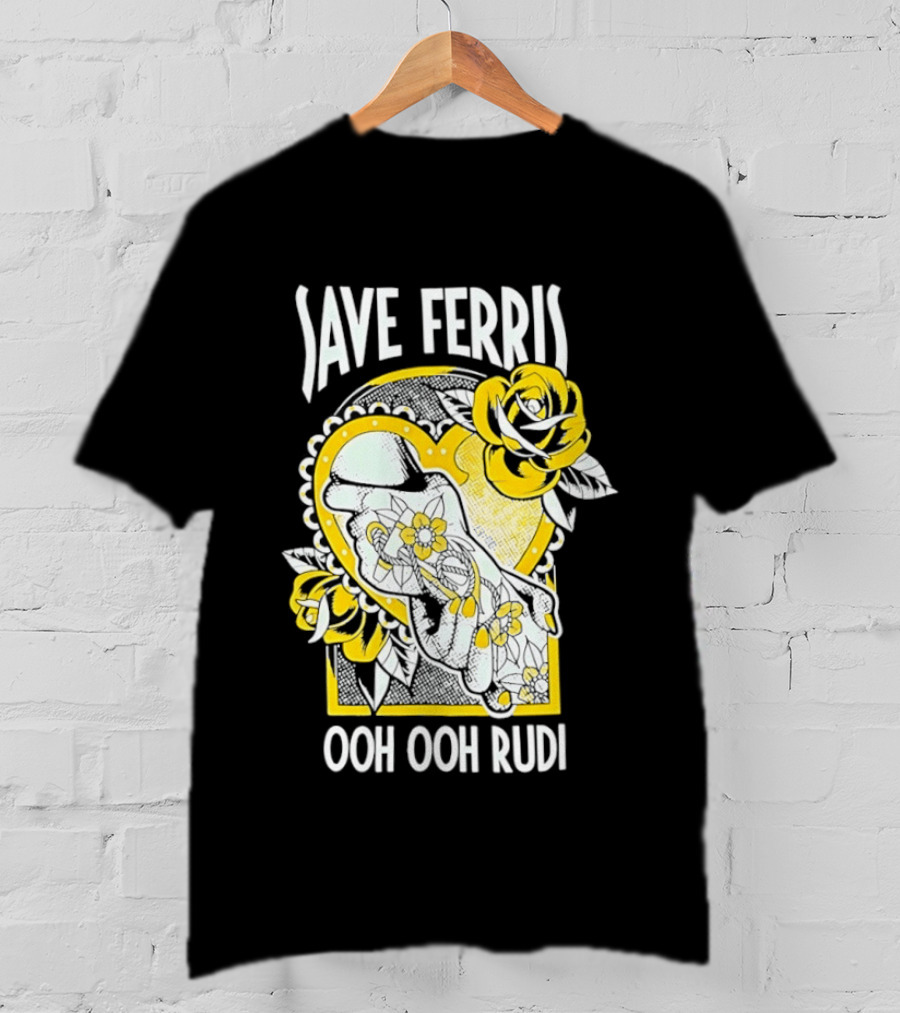 Save Ferris Ooh Ooh Rudi Rose T-Shirt
