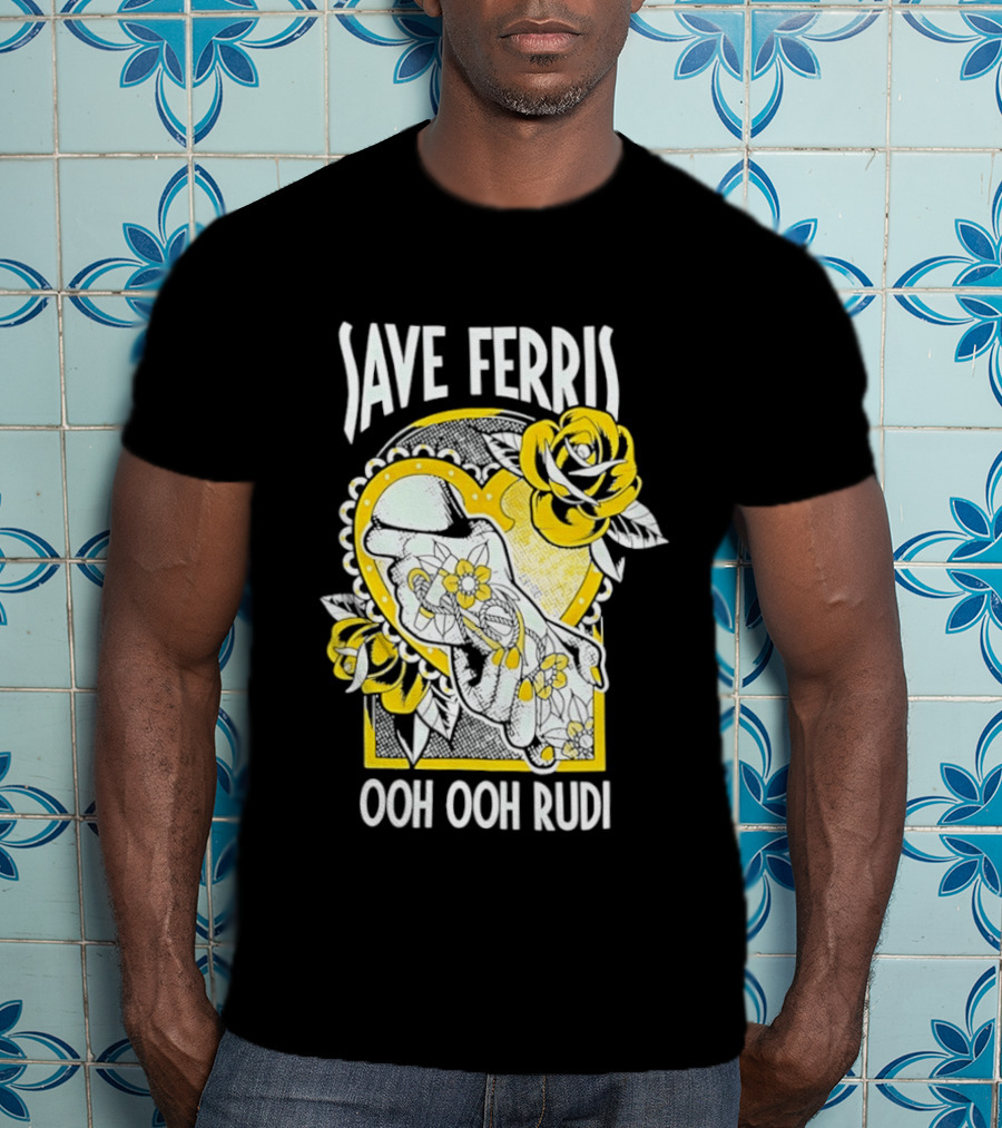 Save Ferris Ooh Ooh Rudi Rose T-Shirt