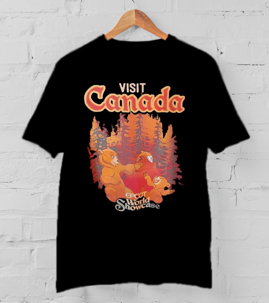 Visit Canada Kenai And Koda Epcot World Showcase T-Shirt
