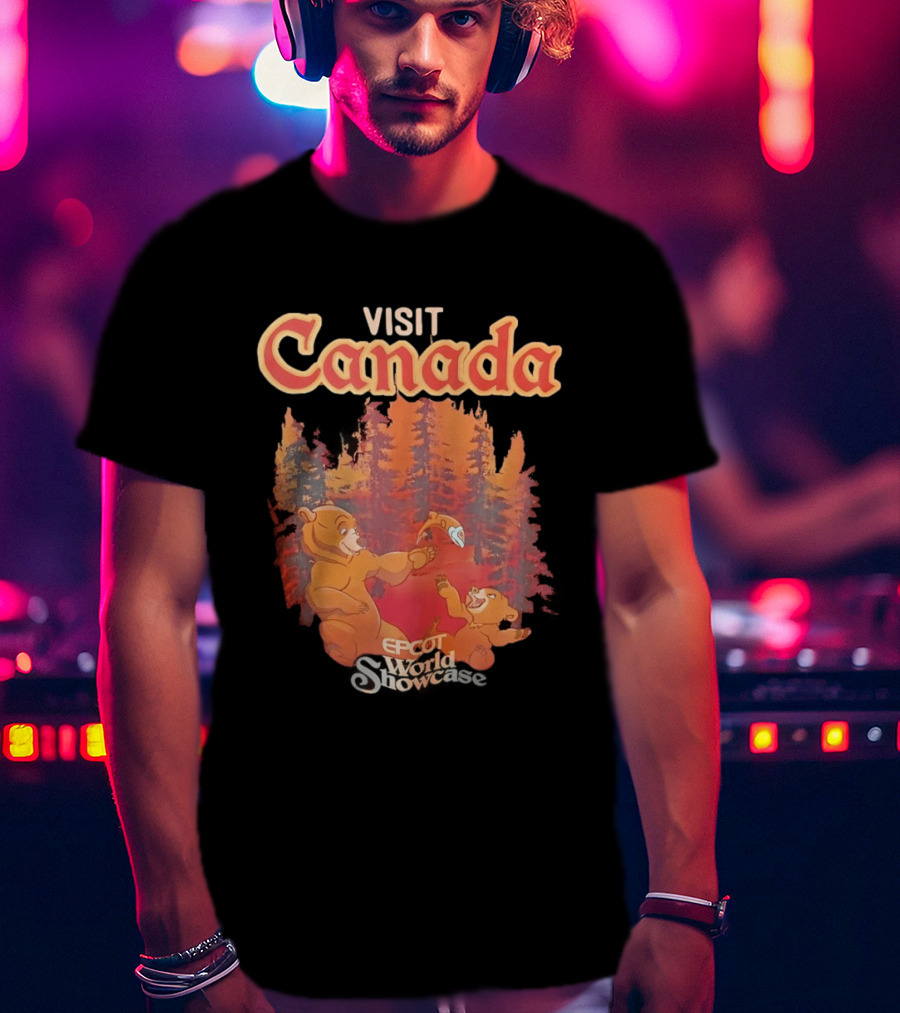 Visit Canada Kenai And Koda Epcot World Showcase T-Shirt