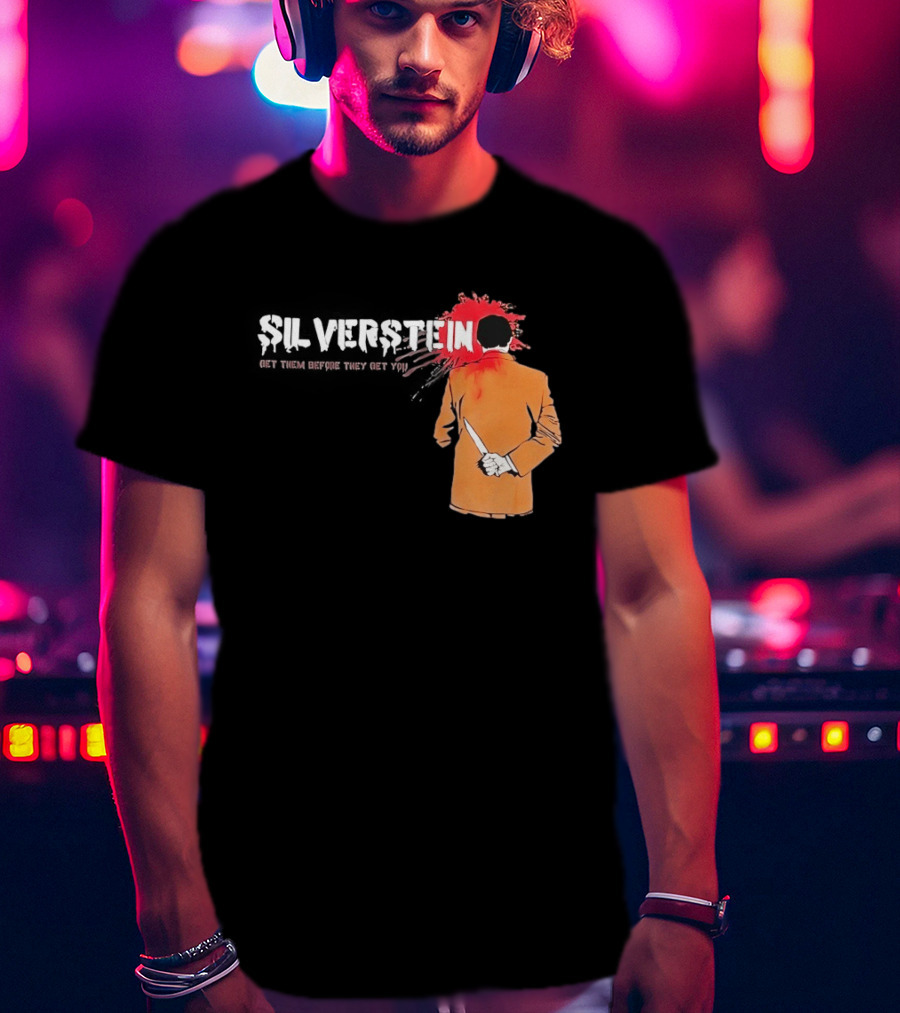 Silverstein Get Them Before They Get You Knife And Bloodstain T-Shirt