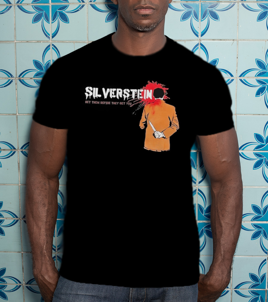Silverstein Get Them Before They Get You Knife And Bloodstain T-Shirt