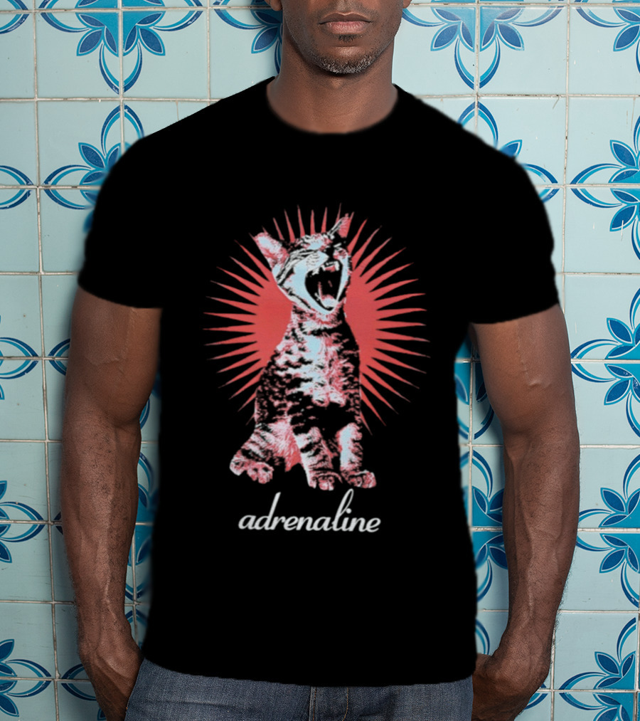 Adrenaline Deftone Cat Sunburst T-Shirt