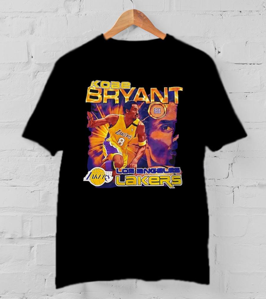 Kobe Bryant Los Angeles Lakers 8 Coin Lakers T-Shirt