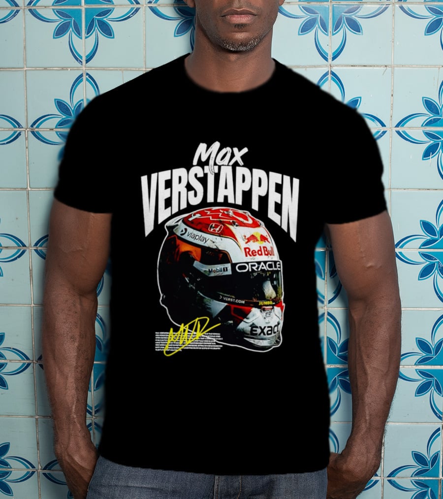 Max Verstappen Red Bull Oracle Racing Helmet T-Shirt