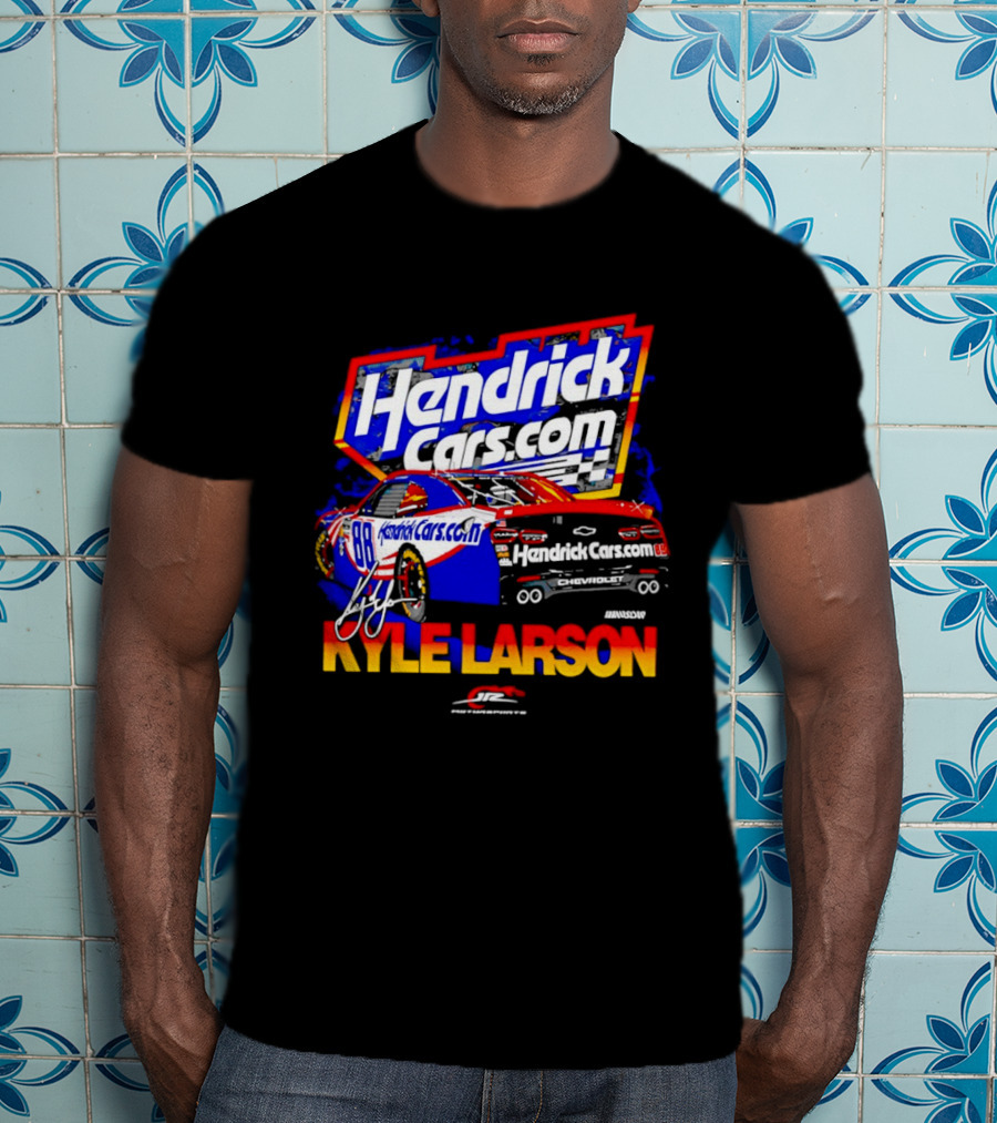 Kyle Larson HendrickCars.com No 88 Chevrolet Camaro SS Racing T-Shirt