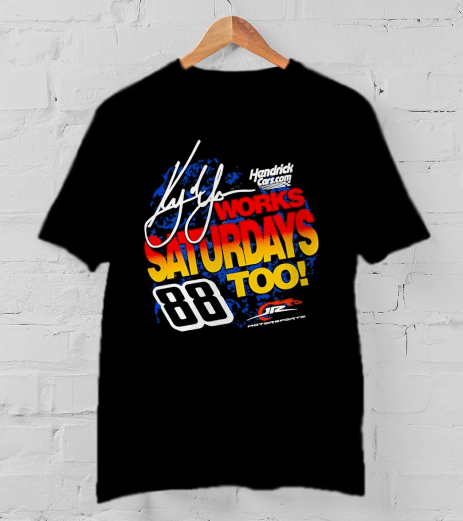 Kyle Larson JR Motorsports Saturdays Too No 88 Chevrolet Camaro SS T-Shirt