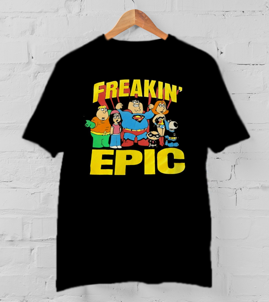 Family Guy Super Friends Freakin' Epic DC Comics Spoof T-Shirt