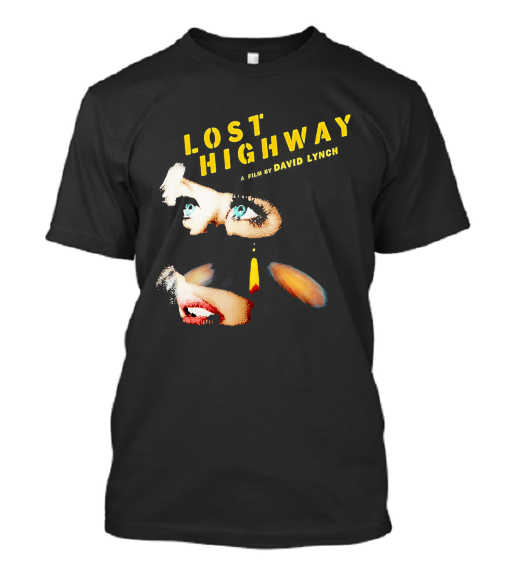 Lost Highway David Lynch Movie Surreal Elements Eyes Lips T-Shirt