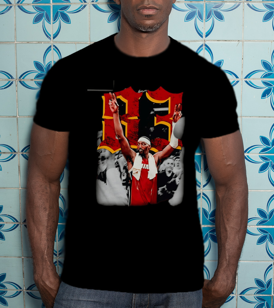 Miami Heat Bam Adebayo 13 Fan Collage T-Shirt