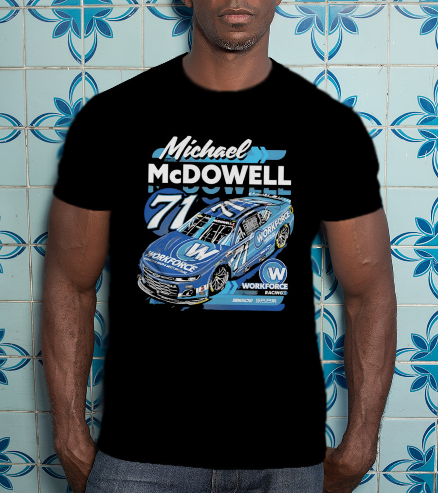 Michael McDowell 71 Workforce NASCAR Spire Motorsports Chevrolet Camaro ZL1 T-Shirt