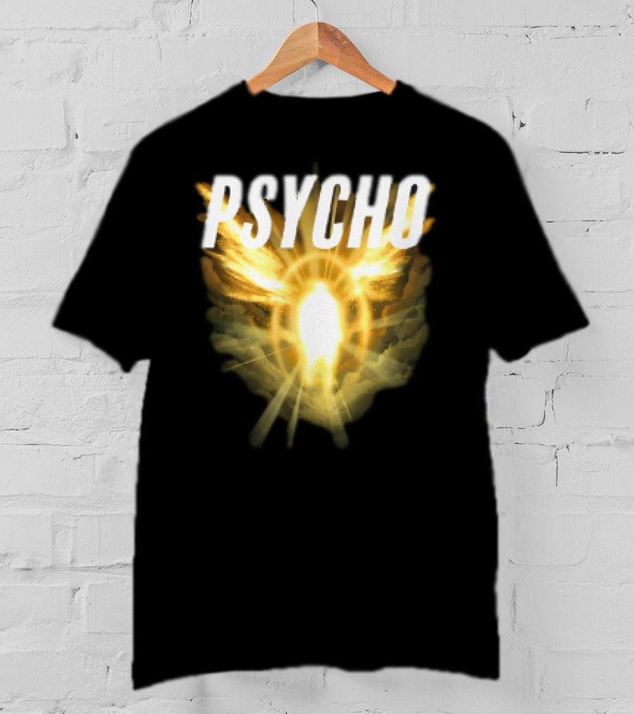 Psycho Sacred Light Angel Aesthetic T-Shirt