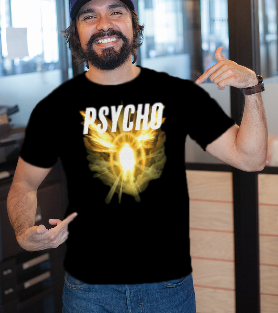 Psycho Sacred Light Angel Aesthetic T-Shirt
