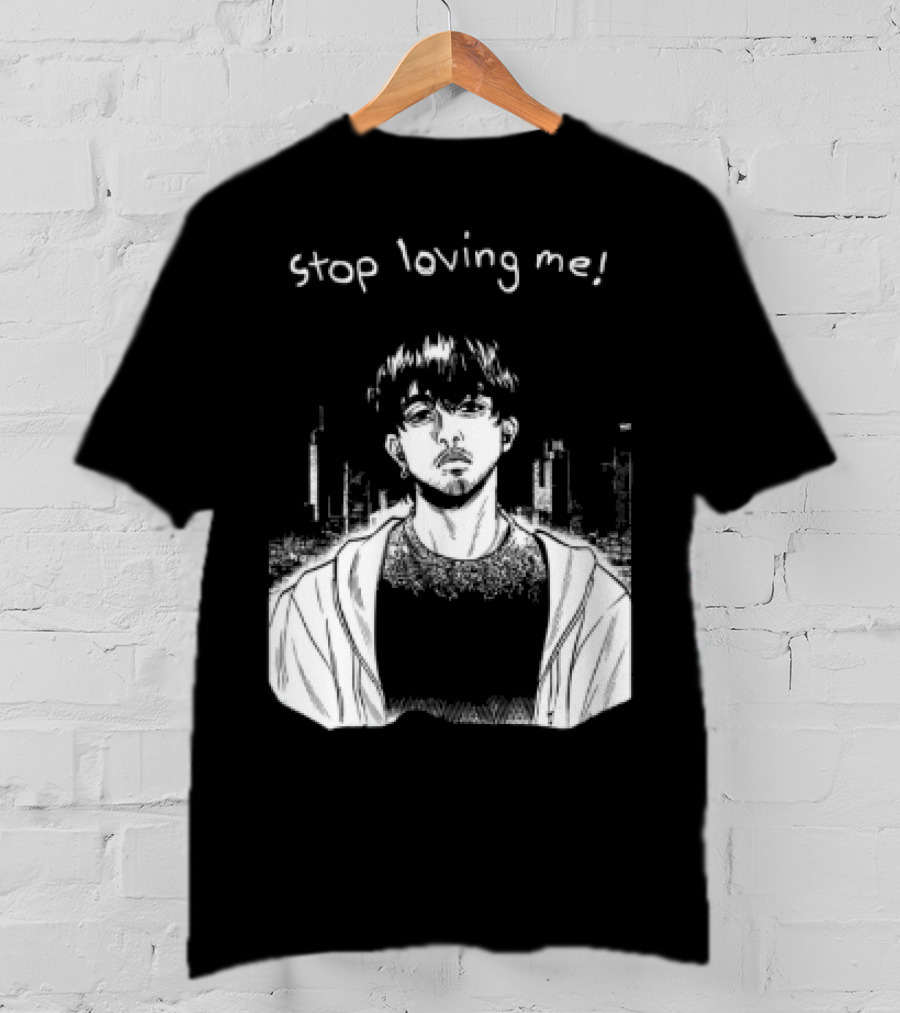 Stop Loving Me Manga Character Urban Scene T-Shirt