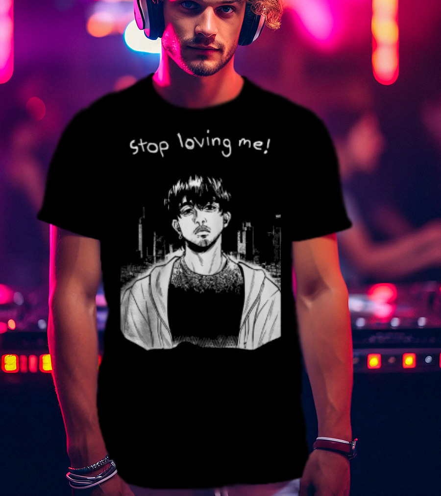 Stop Loving Me Manga Character Urban Scene T-Shirt