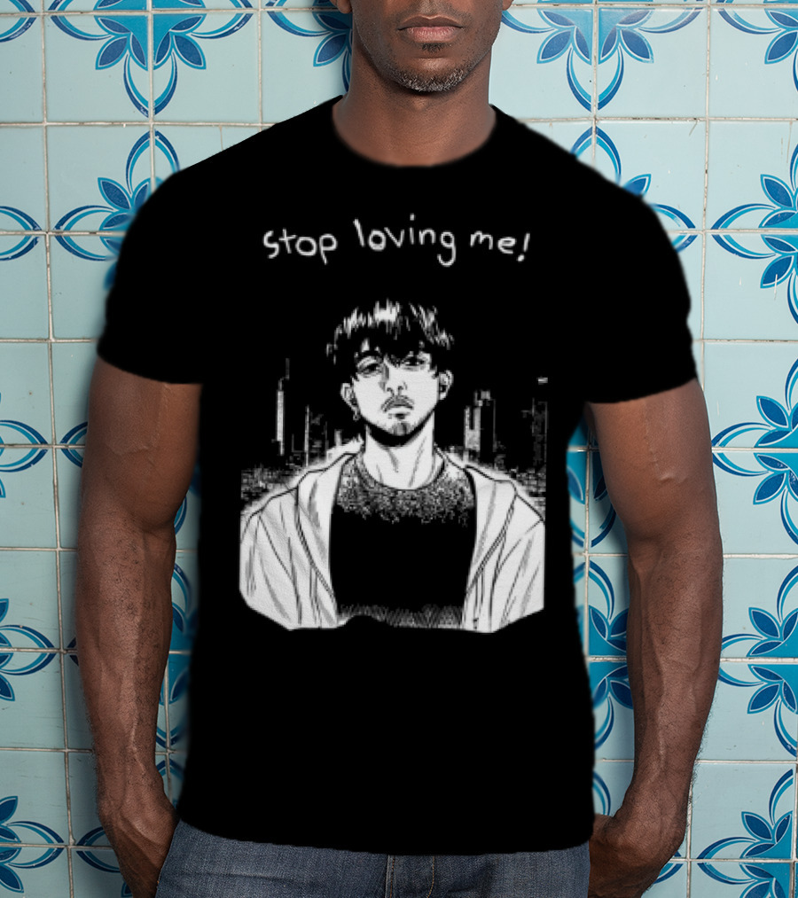 Stop Loving Me Manga Character Urban Scene T-Shirt