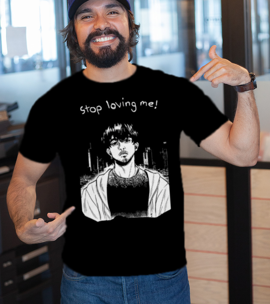 Stop Loving Me Manga Character Urban Scene T-Shirt