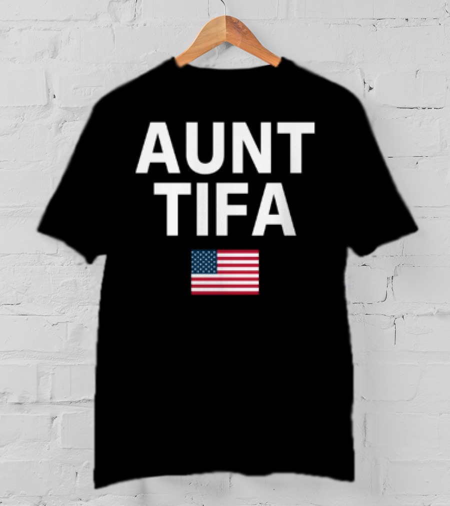 Aunt Tifa USA Flag Pride T-Shirt