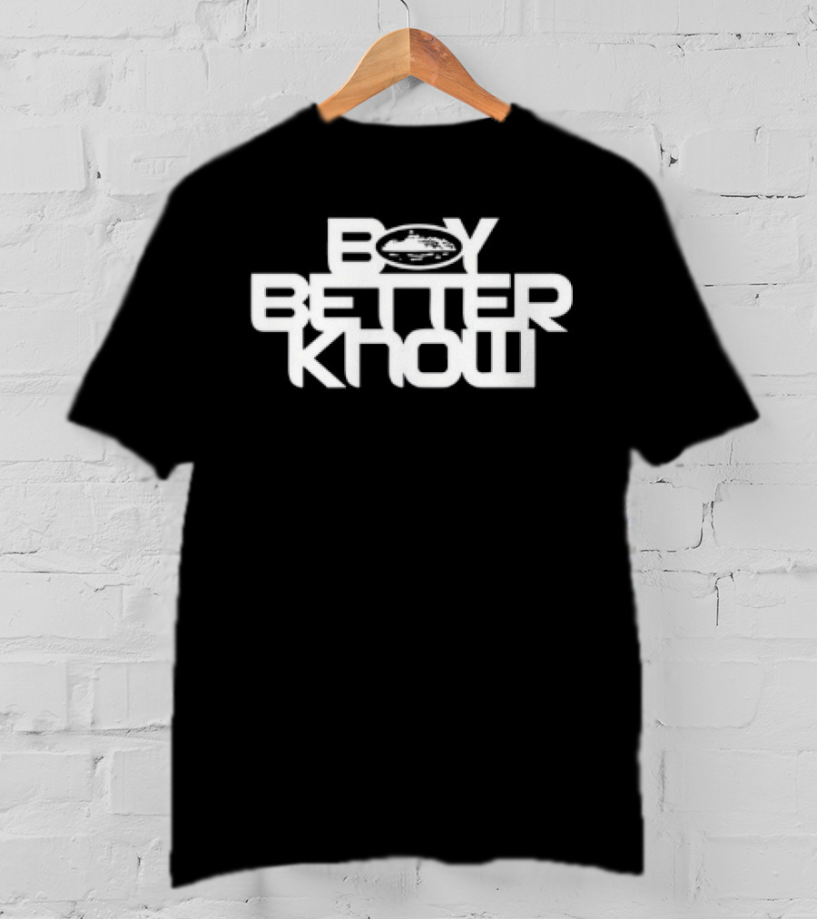 Boy Better Know Alcatraz BBK Classic Bold Text Design T-Shirt