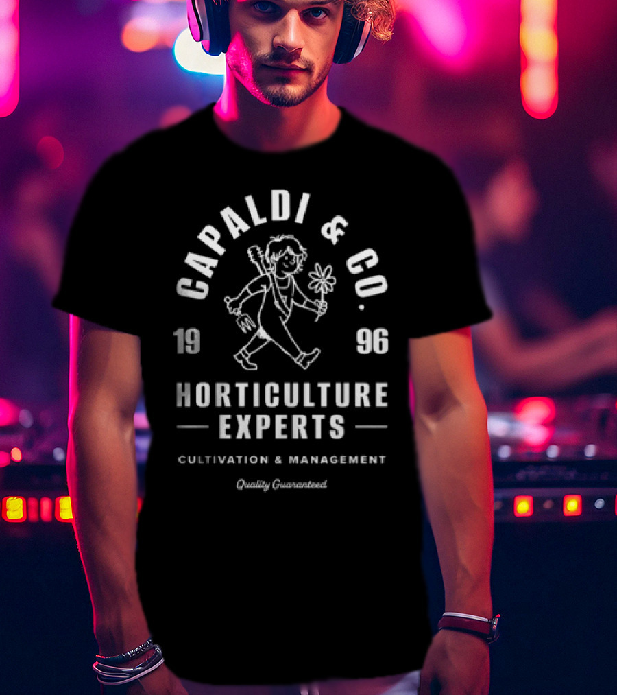Capaldi And Co Horticulture Experts Cultivation And Management Retro 1996 Quality Guaranteed T-Shirt