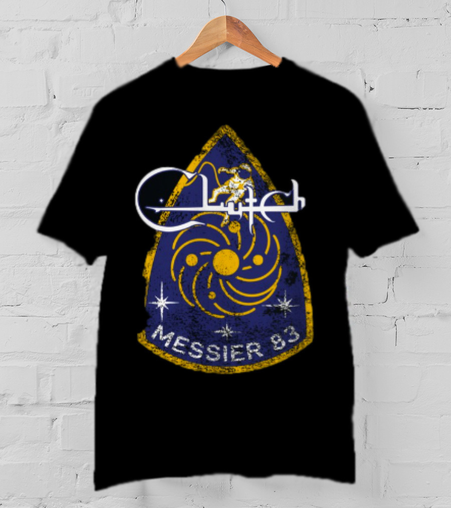 Clutch Messier 83 Cosmic Galaxy Patch Vintage Retro Badge T-Shirt