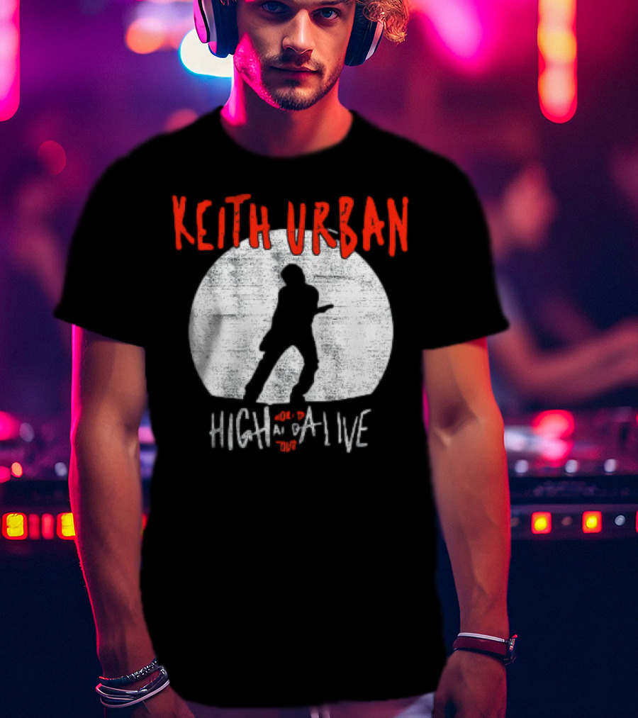Keith Urban High And Alive World Tour 2023 T-Shirt