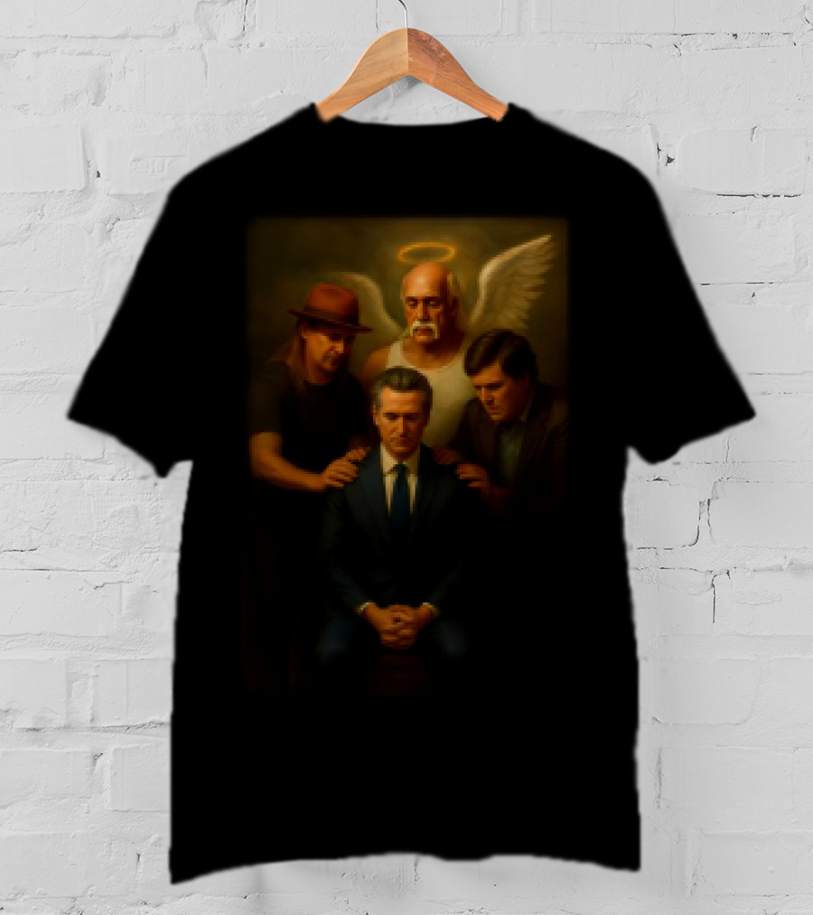 Gavin Newsom And Hulk Hogan Tucker Carlson T-Shirt