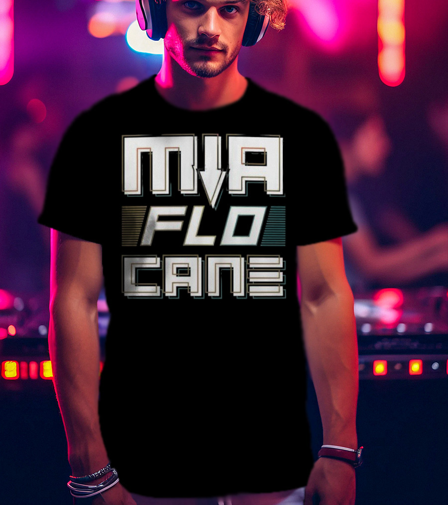 Miami Flo Cane Retro Neon Vibes T-Shirt