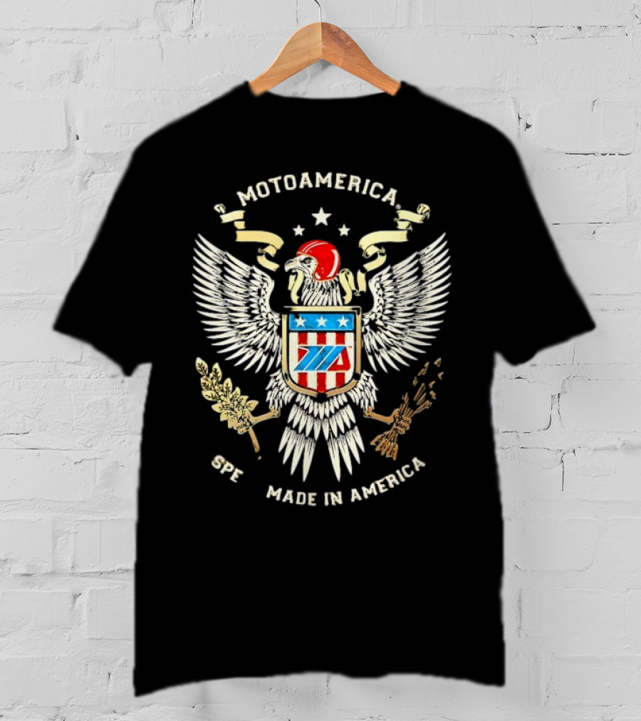 MotoAmerica American Eagle Speed Made In America T-Shirt