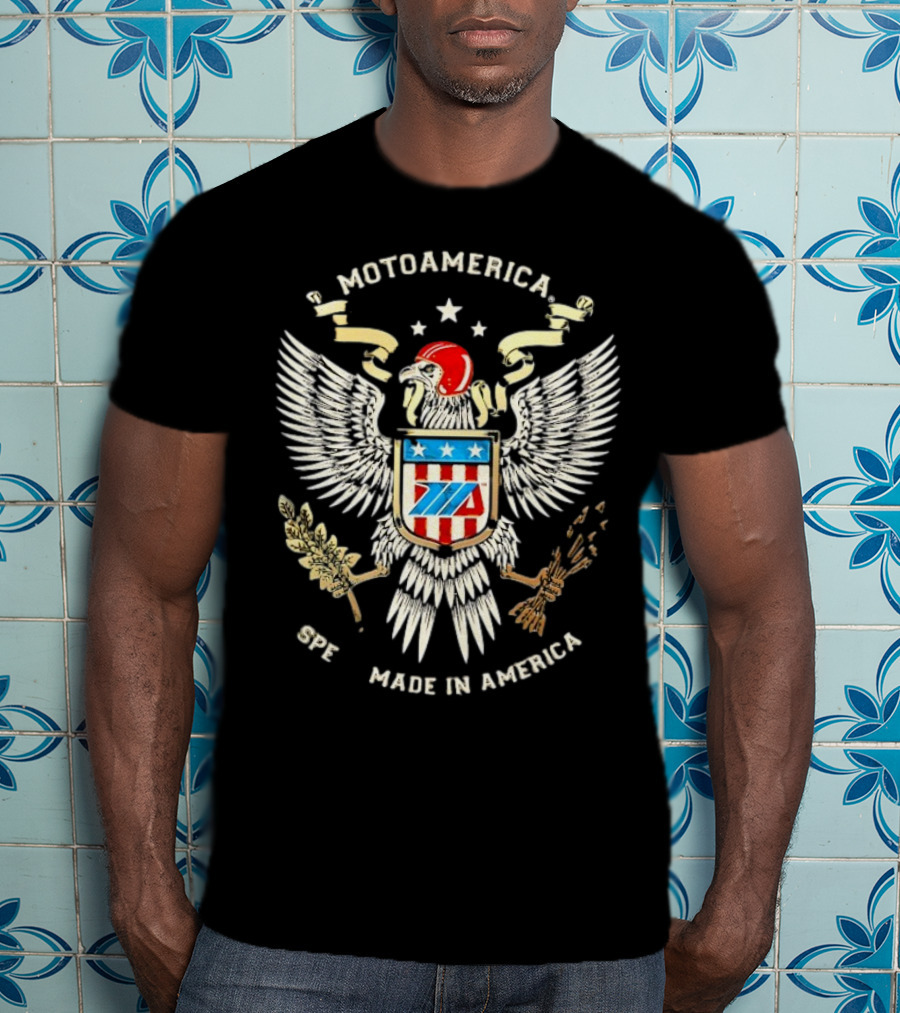 MotoAmerica American Eagle Speed Made In America T-Shirt