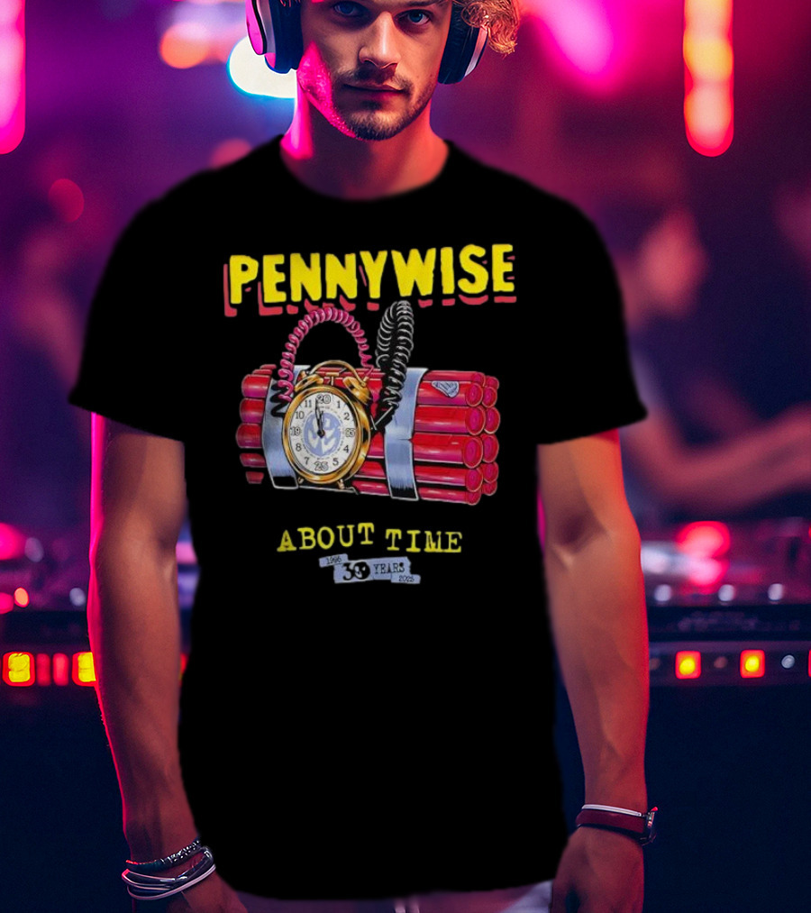 Pennywise About Time 30 Years 1996-2026 Anniversary Halloween T-Shirt