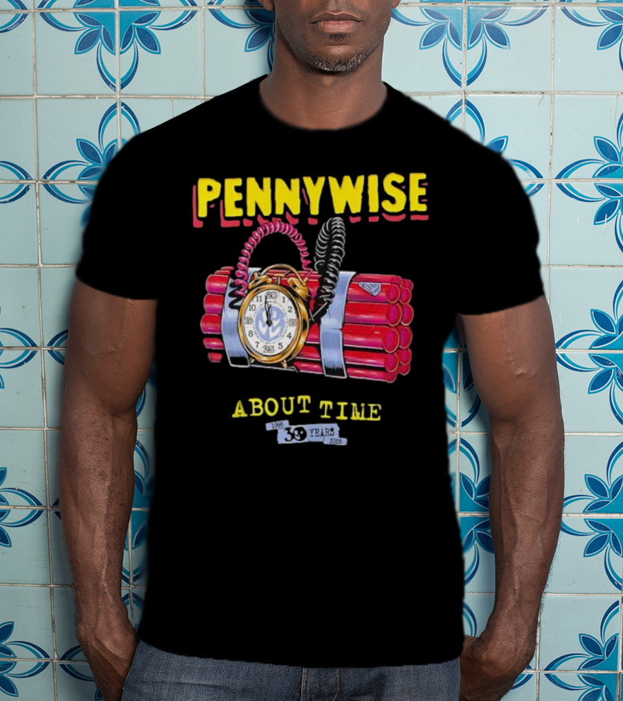 Pennywise About Time 30 Years 1996-2026 Anniversary Halloween T-Shirt
