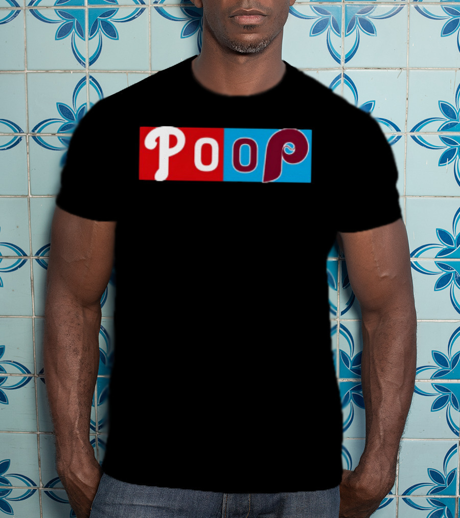 Philadelphia Baseball Parody Poop Game T-Shirt