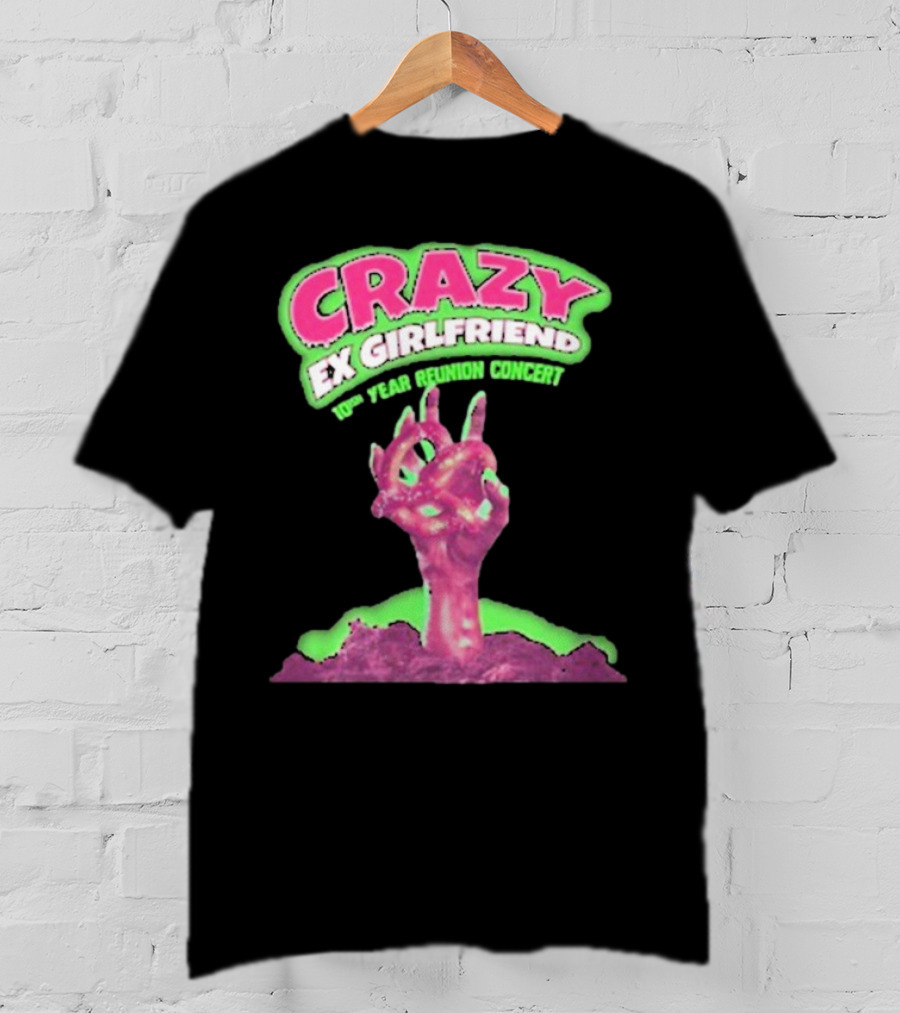 Rachel Bloom Crazy Ex Girlfriend 10th Year Reunion Concert Zombie Hand T-Shirt
