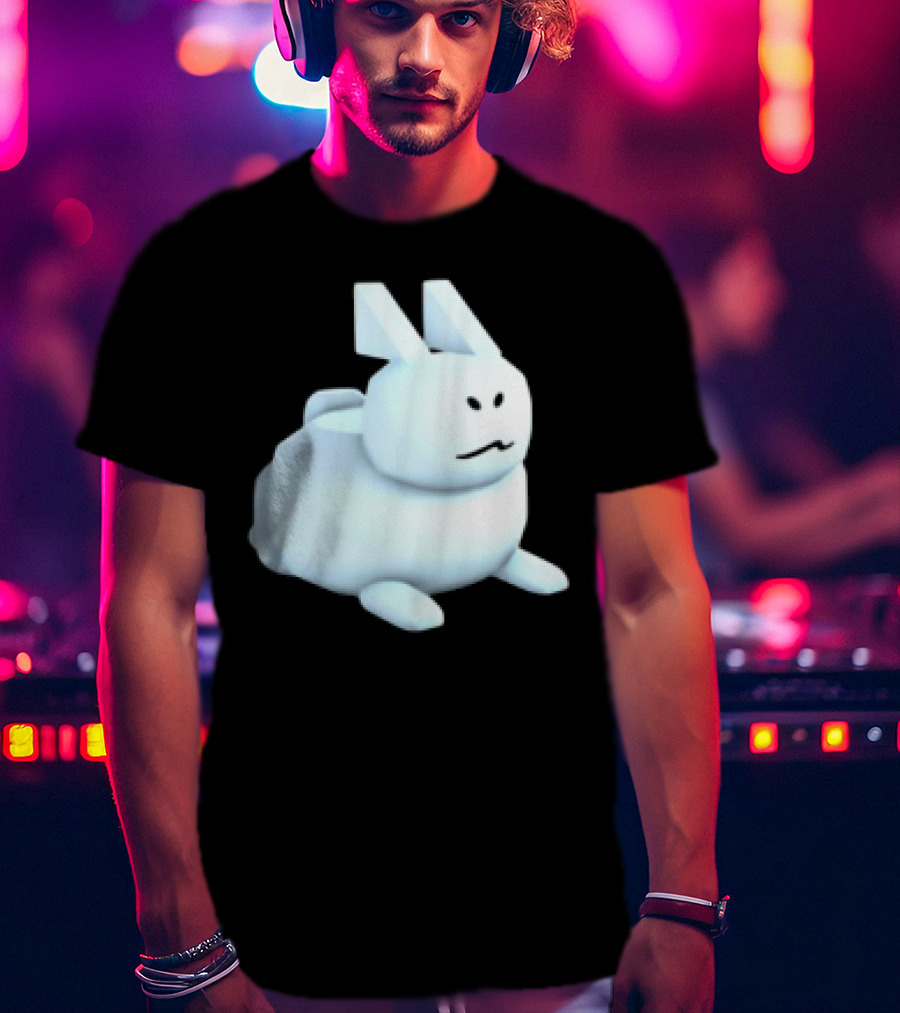 Reel Rebels Gubby Roblox Cute White Rabbit T-Shirt