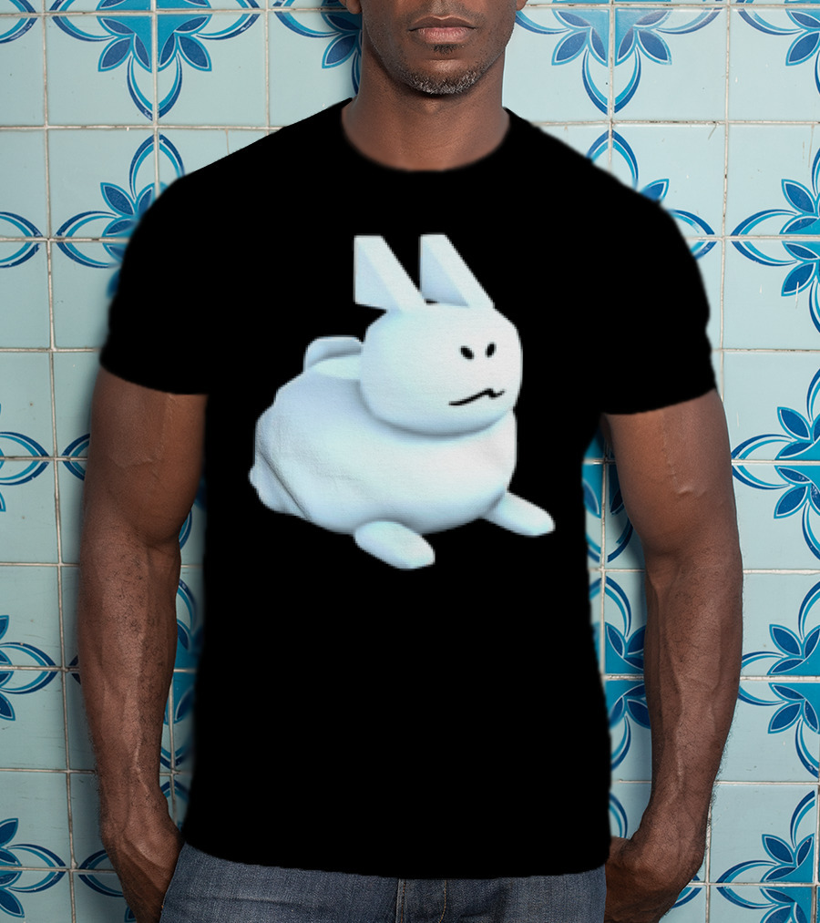 Reel Rebels Gubby Roblox Cute White Rabbit T-Shirt