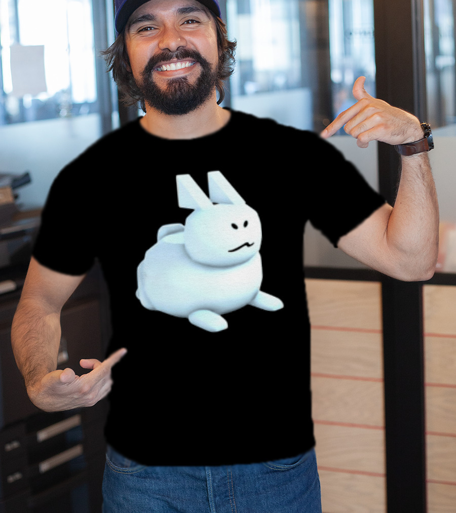 Reel Rebels Gubby Roblox Cute White Rabbit T-Shirt