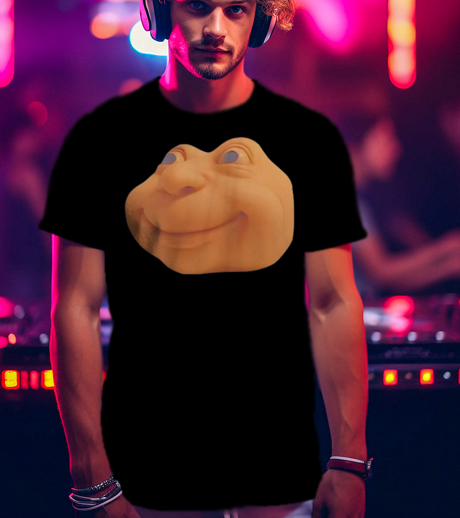 Halloween Costume Funny Expression Meme Face Pumpkin Head T-Shirt