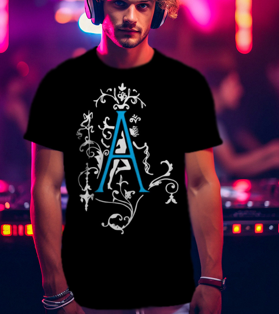 Addison Rae A Monogram With Floral Accents T-Shirt