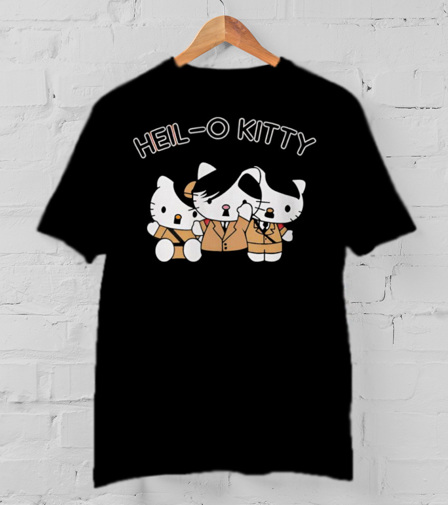 Adolf Hitler X Heil O Kitty T-Shirt
