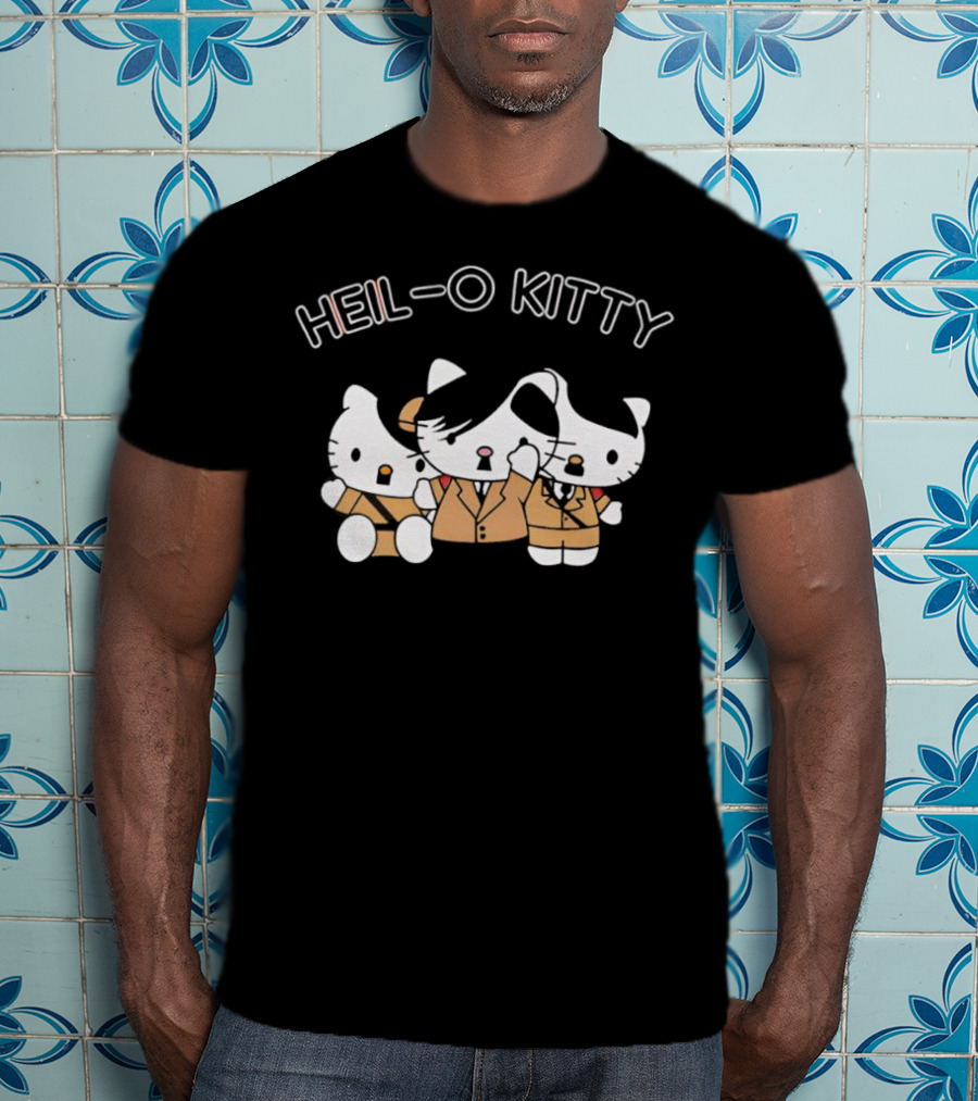 Adolf Hitler X Heil O Kitty T-Shirt
