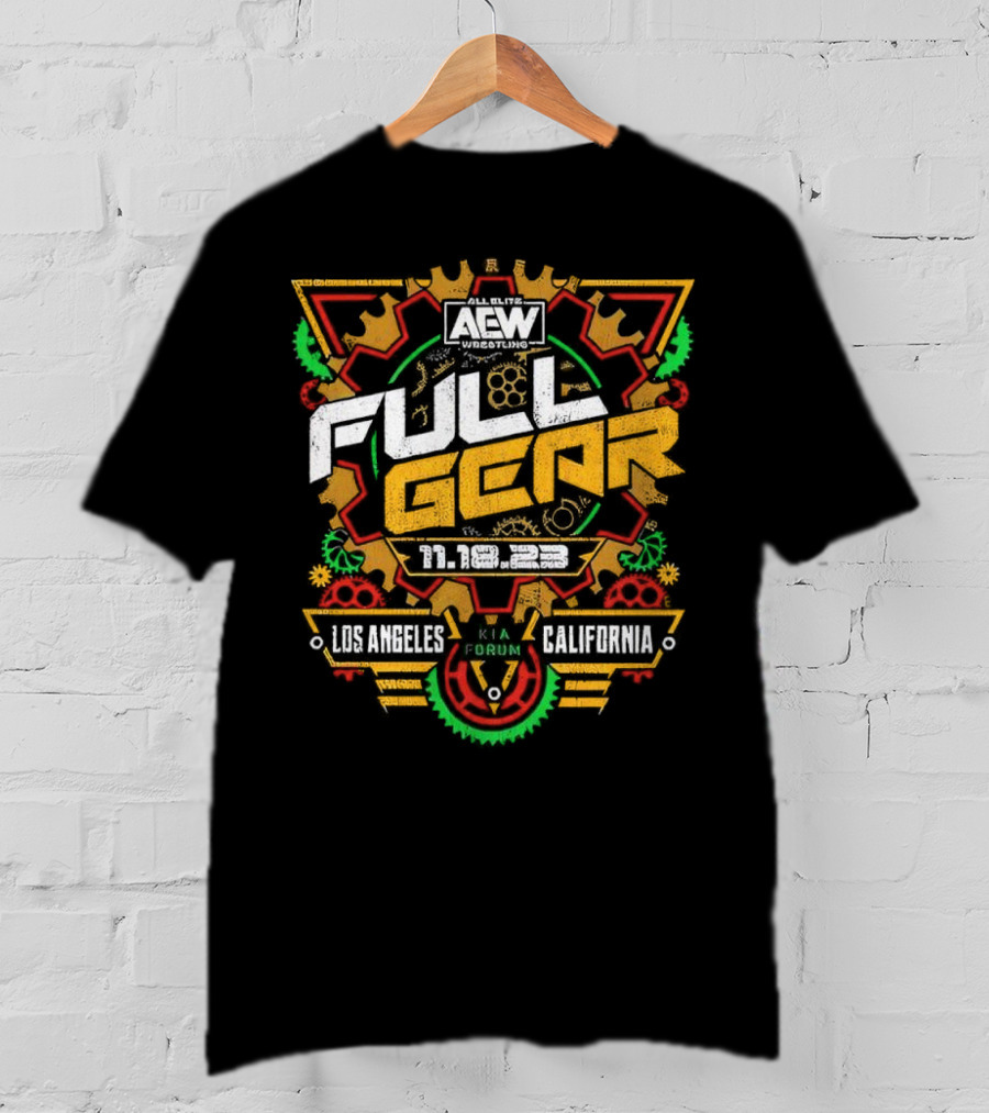 AEW Full Gear Los Angeles California 2023 Kia Forum Retro T-Shirt